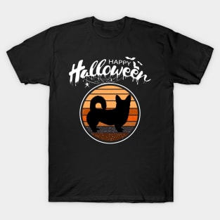 Funny Happy Halloween Beautiful Corgi Men Women Kids Gift T-Shirt